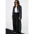 Hoge taille wijde crepe broek