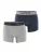 Phil & Co. Berlin Boxershorts ‘Retro’  donkerblauw / grijs
