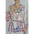 Bloemen V-hals Maxi Jurk met Strik Detail
