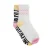 WE Fashion sokken – set van 2 wit/zwart/roze