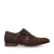 Floris van Bommel Gilli 04.03 suède veterschoenen donkerbruin