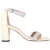 Stuart Weitzman Nearlynude Sandalenhakken in Nude en Grijs Leder