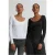 Dames-T-shirt met lange mouwen Urban Classics (x2)