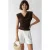 Mouwloze Blouse met Colhals