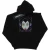 Li-cense Disney dames maleficent cropped head hoodie