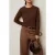Reiss Crew Neck Jumper Toffee Brown