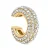 Club Manhattan earcuff Ice Pave Small goudkleurig