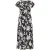 faina midi-jurk met allover-print mioki