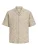 JACK & JONES Overhemd  camel / wit