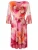 Ana Alcazar Jurk ‘Ziana’  oranje / pink / rosa / donkerroze