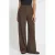 ICHI wide leg broek – bruin