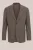 WE Fashion – Heren regular fit blazer – Regular fit – Bruingrijs –