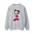 Disney Dames/Dames Minnie Mouse Kerst Sweatshirt (Sportgrijs)