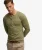The Merchant Store – Lichtgewicht Henley Top Khaki