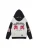 Ed Hardy Gebreid vest ‘1971’  ivoor / vuurrood / zwart