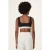 FILA Bellagio Ribbed Bra Top Black