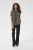 Blouse met korte mouwen Casual fit Leopard