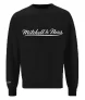Mitchell Ness Script Logo Heren Zwarte Trui