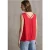 Street One Studio Dames Blousetop met lintdetails in Rood