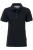 HAKRO 214 Regular Fit Dames Poloshirt zwart, Effen