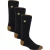 Heat Holders 3-pack zwarte winterwerksokken voor heren – Zwart