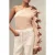Reiss Bow Sleeve Top Pale Pink