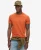 Superdry Mannen Essential Washed T-shirt met Borstzak Oranje