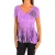 Dames sport T-shirt met korte mouwen en V-hals Z1T00401
