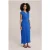 We Fashion Dress Mid Length Cobalt Blue