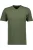 RAGMAN T-Shirt V-hals olijf, Effen