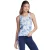 Skechers Performance GoWalk Seascape Floral Tank Nylon Dames Paarse Tanktops