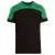 Gebroken wit Diag Outline zwart sport-T-shirt