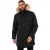 Lyle & Scott lang donsjack voor heren, zwart