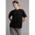 Pink Noir T-shirt met backprint zwart