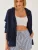 Bianco Lucci Gebreid vest  donkerblauw