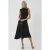 Accessoire Gedetailleerde Asymmetrische Midi-jurk