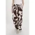 Grace & Mila wide leg regular waist casual broek donkerbruin