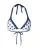 HOLLISTER Bikinitop  navy / wit