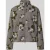 Pieces Regular fit teddyjack met all-over motief model ‘AUTUMN’