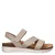 Skechers Lifted Comfort imitatieleren leren sandalen taupe