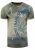 T-shirt met ronde hals en print over het hele voorpand