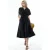 Casual V-hals Midi Shirtjurk