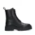 Sacha chunky leren veterboots zwart