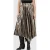 AllSaints Jax Skirt Metallic Gold