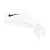 Nike Fury Classic Dri-FIT Verstelbare Haarband (Wit)