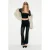 Rechte blouse zonder sluiting