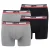 LEVI’S ® Boxershorts  grijs gemêleerd / rood / zwart / wit