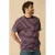Sissy-Boy relaxed gestreept T-shirt donkerrood