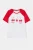 Trendyol Curve Dames Rood Slogan Kort Regular fit Grote maten T-shirts