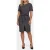 GUESS Bessy Slim Ss Midi D Dark Grey